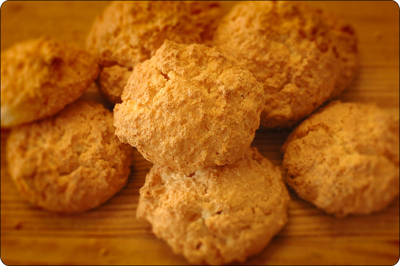 Frische Kokosmakronen